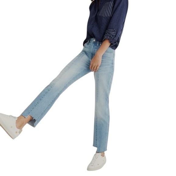 Madewell Denim - Madewell Straight Leg Jeans Cruiser Reconstructed Edition 31 Travis Wash  Jeans